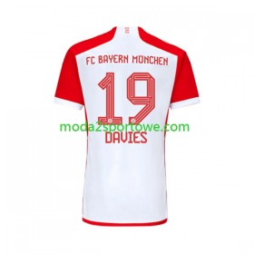 Koszulka Bayern Monachium Alphonso Davies 19 Domowe Stroje Piłkarskie 2023/24 Krótki Rękaw